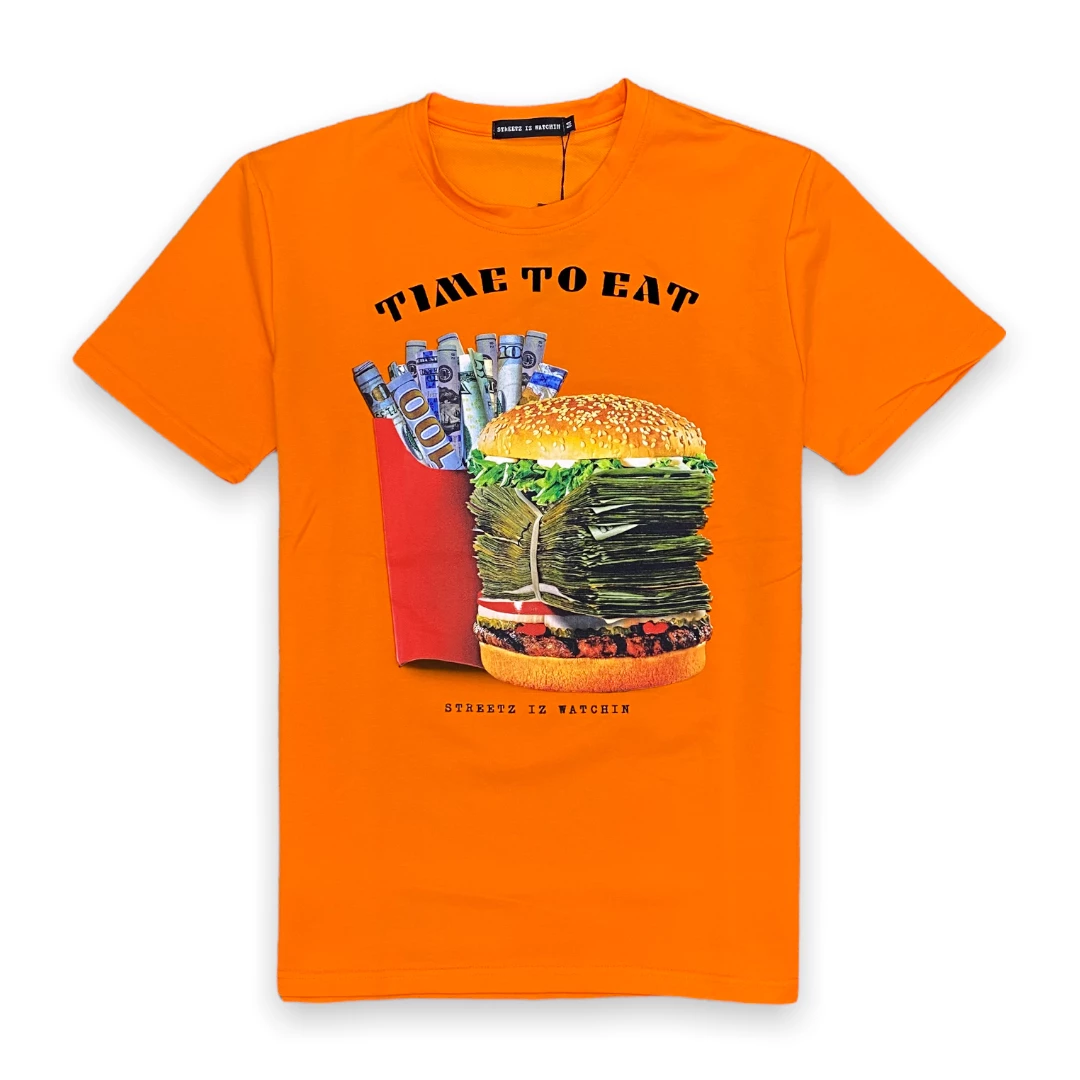 Streetz Iz Watchin Streetz Is Watchin (orange “time To Eat T-shirt) 3 Streetz Iz Watchin Streetz Is Watchin (orange “time To Eat T-shirt)