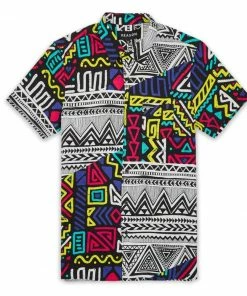 Reason (multicolor “ Aztec Clash Button Up) New Arrivals