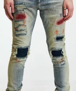 New Arrivals Crysp Denim (light Blue Patch Levy Denim Jean -4)