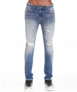 New Arrivals Cult Of Individuality (dark Blue Punk Super Skinny Jean)