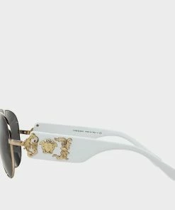 Versace (white Baroque Sunglasses)