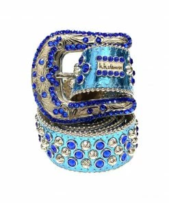 B.b Simon (baby Blue/royal Crystal Belt)