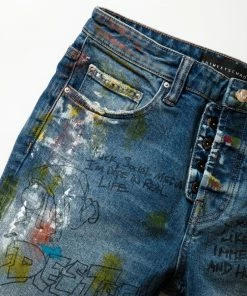 ARTMEETSCHAOZ (blue/yellow Red Wash Jeans) New Arrivals 7 ARTMEETSCHAOZ (blue/yellow Red Wash Jeans) New Arrivals