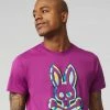 Psycho Bunny (mens Summer Plum Ash Graphic T-shirt)