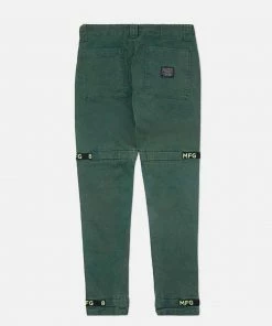 Eight & Nine (green/black Strapped Slim Utility Wash Jean)