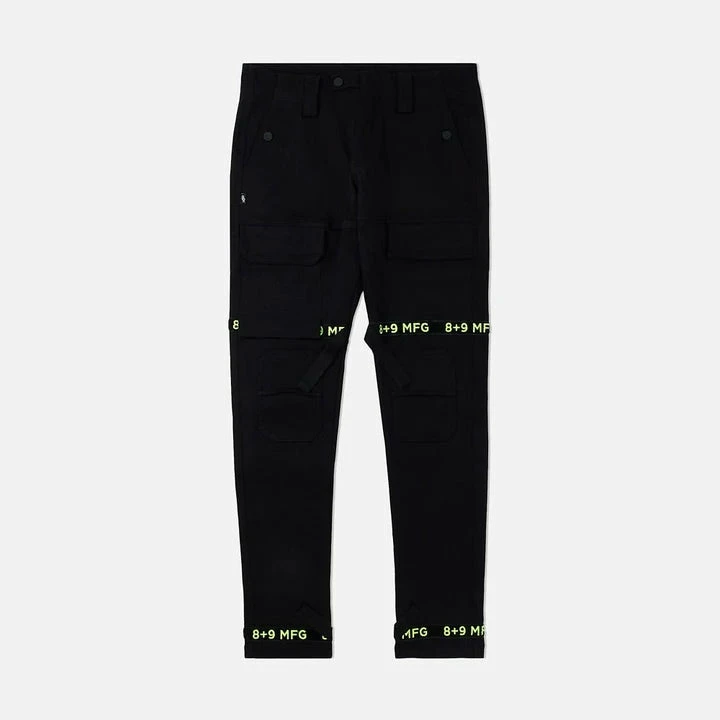 Eight & Nine (black/volt Strapped Slim Utility Wash Jean) 3 Eight & Nine (black/volt Strapped Slim Utility Wash Jean)