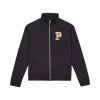Purple Brand (black Raglan Bullion Patch Track Jacket)