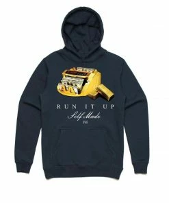 Point Blank (navy “run It Up Hoodie)