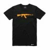 Hasta Muerte (Black/Orange AK CREWNECK T-shirts)