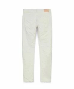 Purple Brand (white Four Pocket Destroy Silicone Jean)
