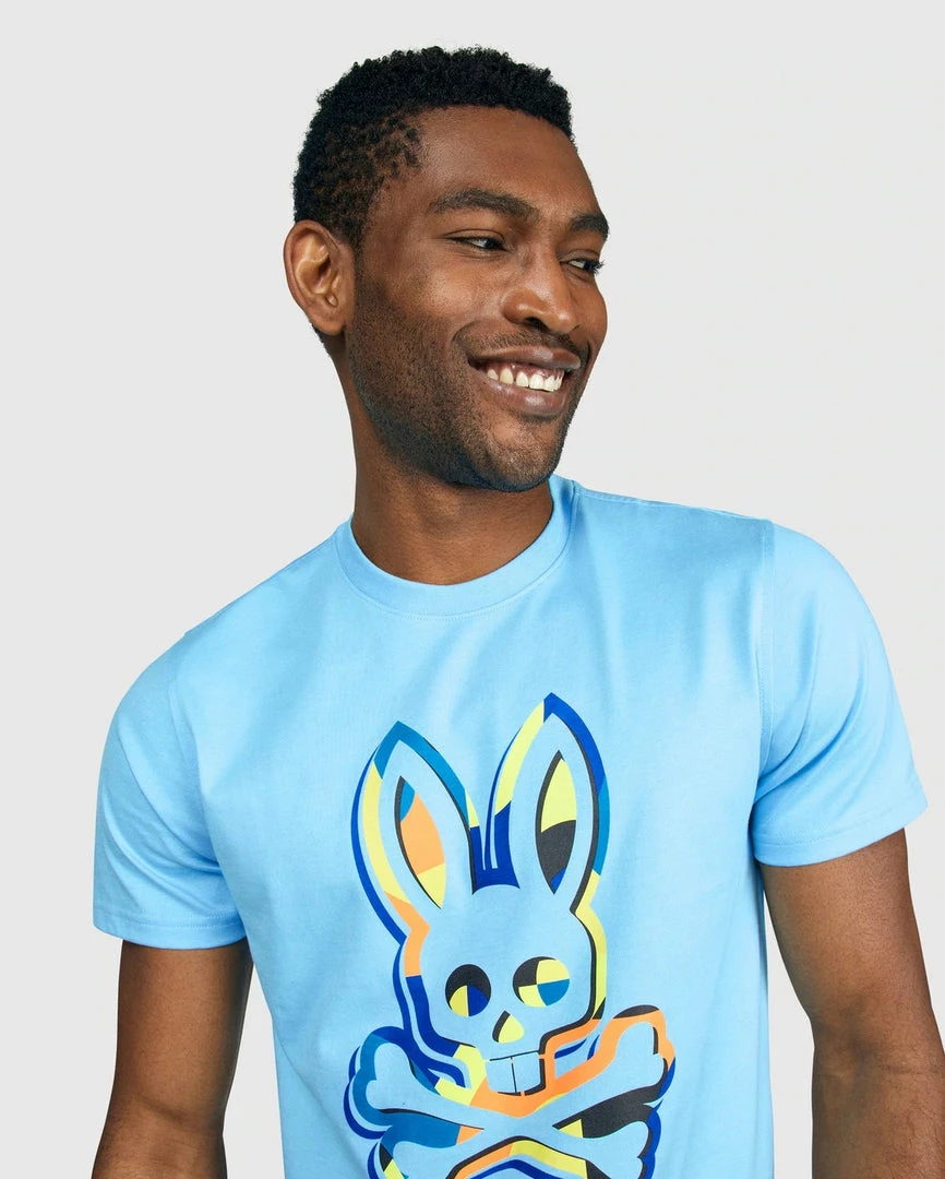 New Arrivals Psycho Bunny (mens Clear Sky Binns Graphic T-shirt) 3 New Arrivals Psycho Bunny (mens Clear Sky Binns Graphic T-shirt)