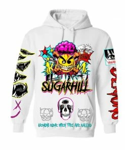 Sugarhill New Arrivals Sugar Hill (white “demon Hoodie)