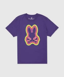 New Arrivals Psycho Bunny (mens Twilight Blue Warner Graphic T-shirt)