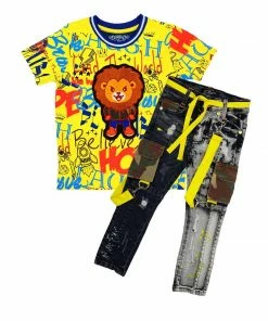 Elite Denim (yellow/black/grey “lion Set)