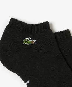 Lacoste (men's Black/gray Sport Low Cut Socks)
