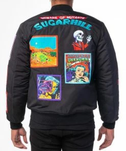 Sugarhill Sugar Hill (black Mutant Bomber Jacket) New Arrivals