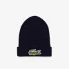 Lacoste (black Beanie Blend Knit)