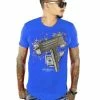 New Arrivals Avenue George (Blue/gold Crewneck T-shirts )
