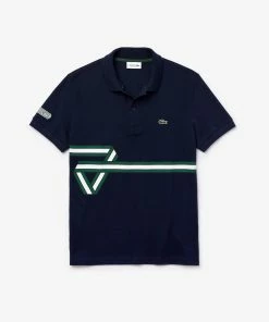 Lacoste (Men's Stripe Print Polo)