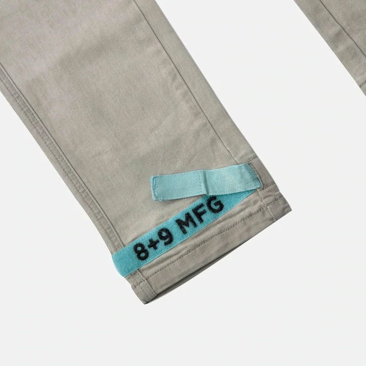 Eight & Nine (grey/teal Strapped Slim Utility Wash Jean) 5 Eight & Nine (grey/teal Strapped Slim Utility Wash Jean)