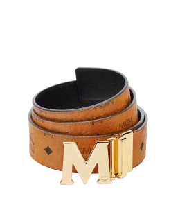 New Arrivals MCM (cognac Claus M Reversible Belt 1.75" In Visetos)