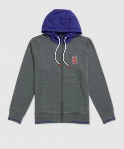 Psycho Bunny (men’s Heather Bayles Chain Stitch Hoodie ) New Arrivals