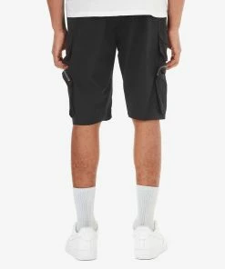 Life Code (black Nylon Shorts Cargo Pocket)