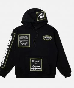 Eight & Nine (black Acid Hoodie )