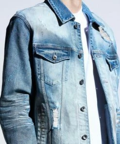 Crysp Denim (light Blue Bering Denim Jacket-203)