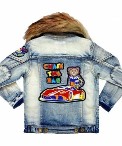 Elite Denim (kids Blue/white Wash Denim Set)