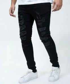 New Arrivals Damati Denim (black Prem Cut Stretch Jean -27)