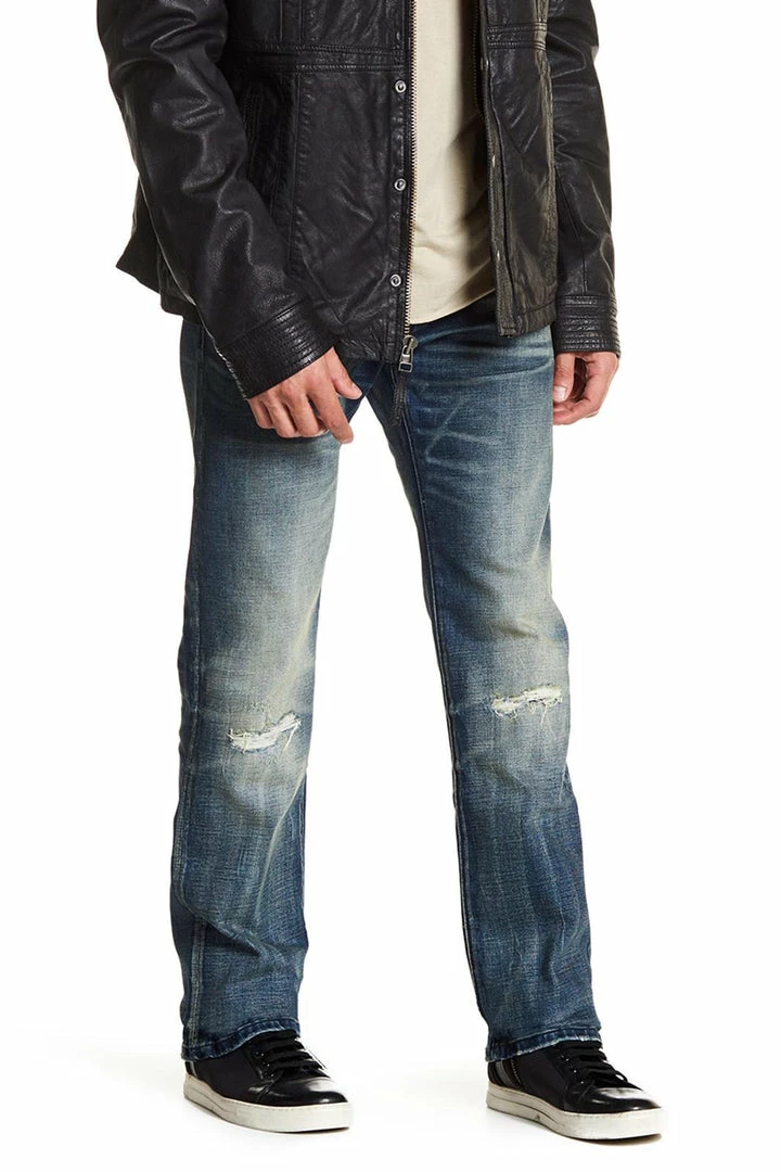 Cult Of Individuality (blue/cream Cut Printed Money Wash Jean) 3 Cult Of Individuality (blue/cream Cut Printed Money Wash Jean)