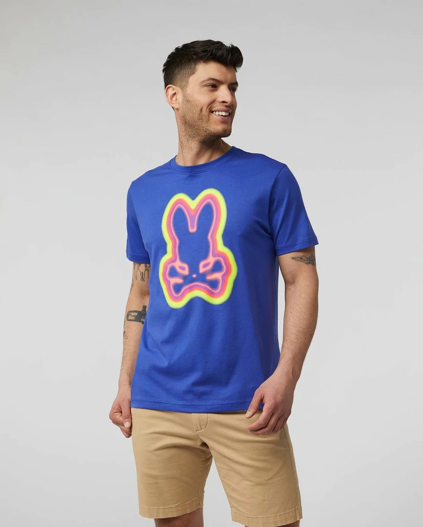 New Arrivals Psycho Bunny (mens Twilight Blue Warner Graphic T-shirt) 3 New Arrivals Psycho Bunny (mens Twilight Blue Warner Graphic T-shirt)