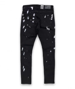 Focus Denim (black /red Cut Patch Jean) 5 Focus Denim (black /red Cut Patch Jean)