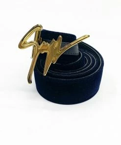 Giuseppe Zanotti (navy /gold Suede Belt)