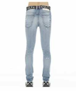 Cult Of Individuality (punk Super Skinny Stretch Belt Jean) New Arrivals