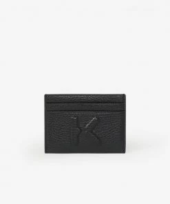 Kenzo (black Imprint Grained Leather Cardholder) New Arrivals