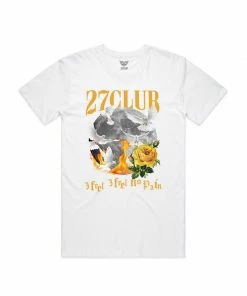 27club 27 Club (white “full Moon T-shirt)