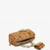 Mcm (cognac Mini Essential Boston Bag Pro Case In Visetos Bag) New Arrivals