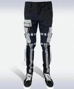 Preme Denim (black/Grey Cargo Zip Jean) New Arrivals