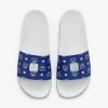 New Arrivals MCM (Men's Blue Print Rubber Slides) 2 New Arrivals MCM (Men's Blue Print Rubber Slides)