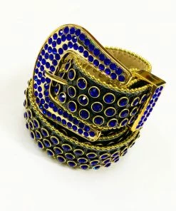 Dna Premium Belts (royal Blue/gold) New Arrivals