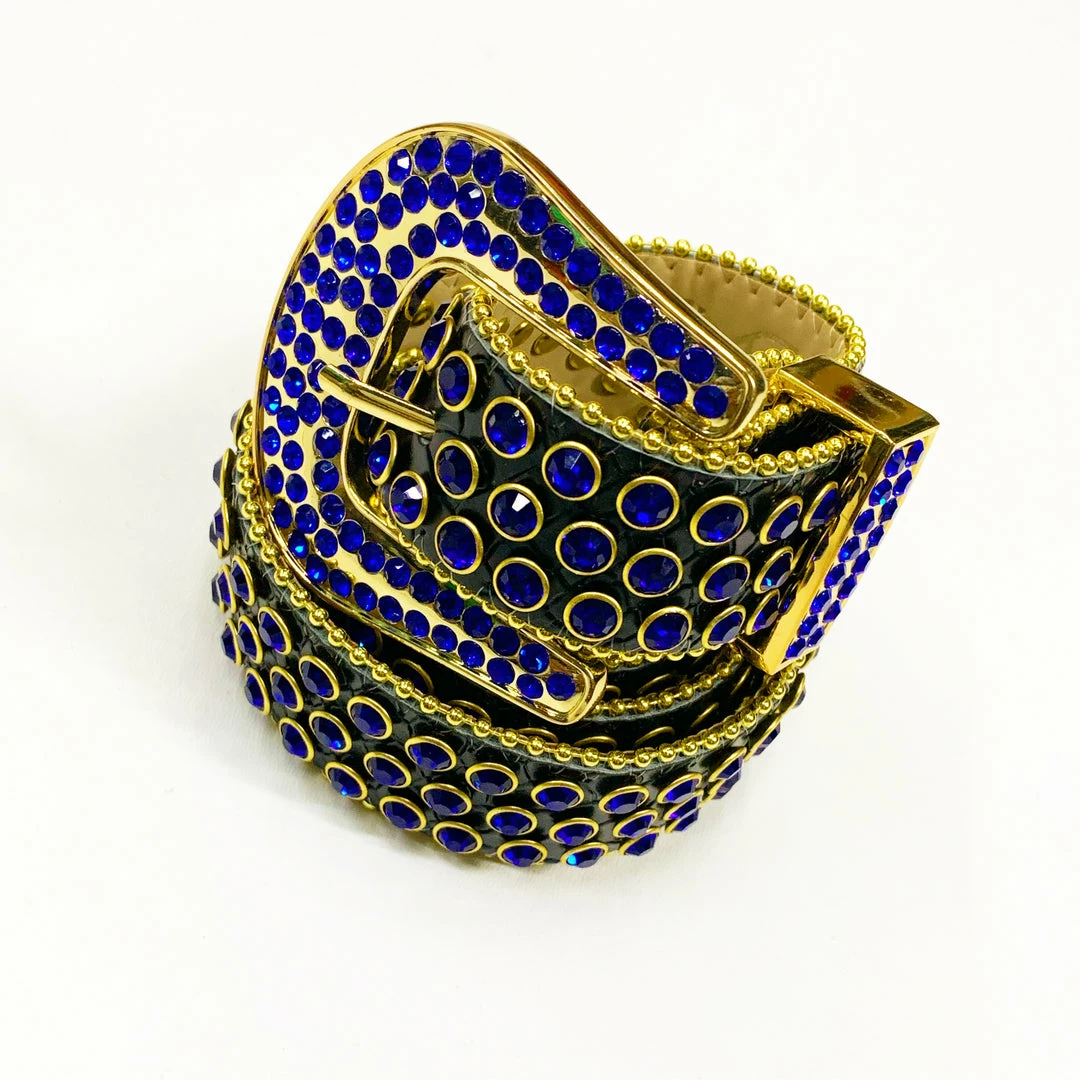 Dna Premium Belts (royal Blue/gold) New Arrivals 3 Dna Premium Belts (royal Blue/gold) New Arrivals