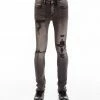 Cult Of Individuality (grey Punk Super Skinny Jean) New Arrivals