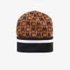 Mcm (cognac Monogram Wool Beanie)
