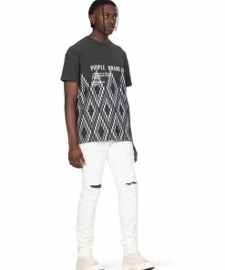 New Arrivals Purple Brand (pattern Black Wash T-shirt)