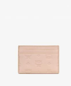 MCM (Beige Card Case In Monogram Leather) New Arrivals