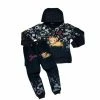 Elite Denim (kids Girl Black Jogging Set) New Arrivals