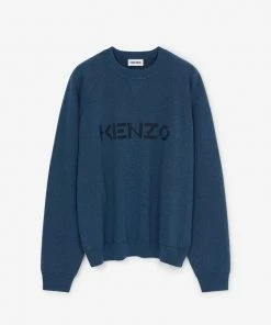 Kenzo (blue Midnight “kenzo Logo Jumper)