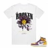 27club 27 Club ( White Daisy “broken T-shirt)